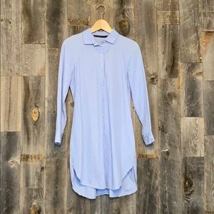 Zara Pinstripe Shirt Dress